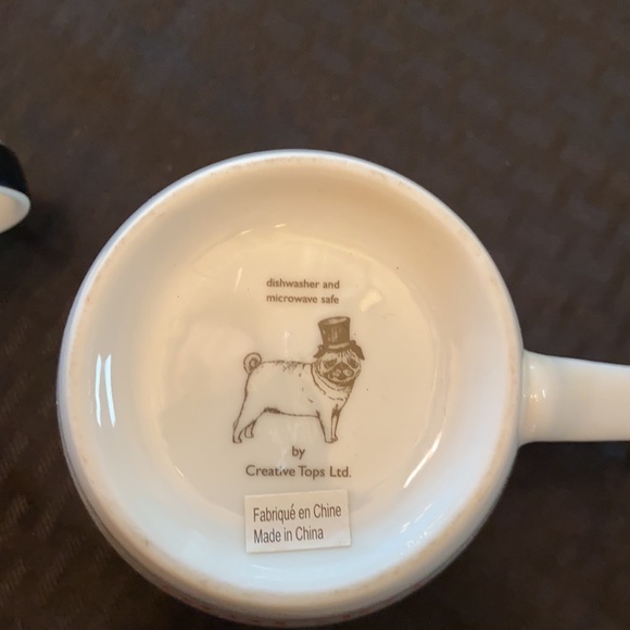 New Pug Mug with top hat - Picture 2 of 3